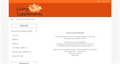 Desktop Screenshot of livingsupplements.com